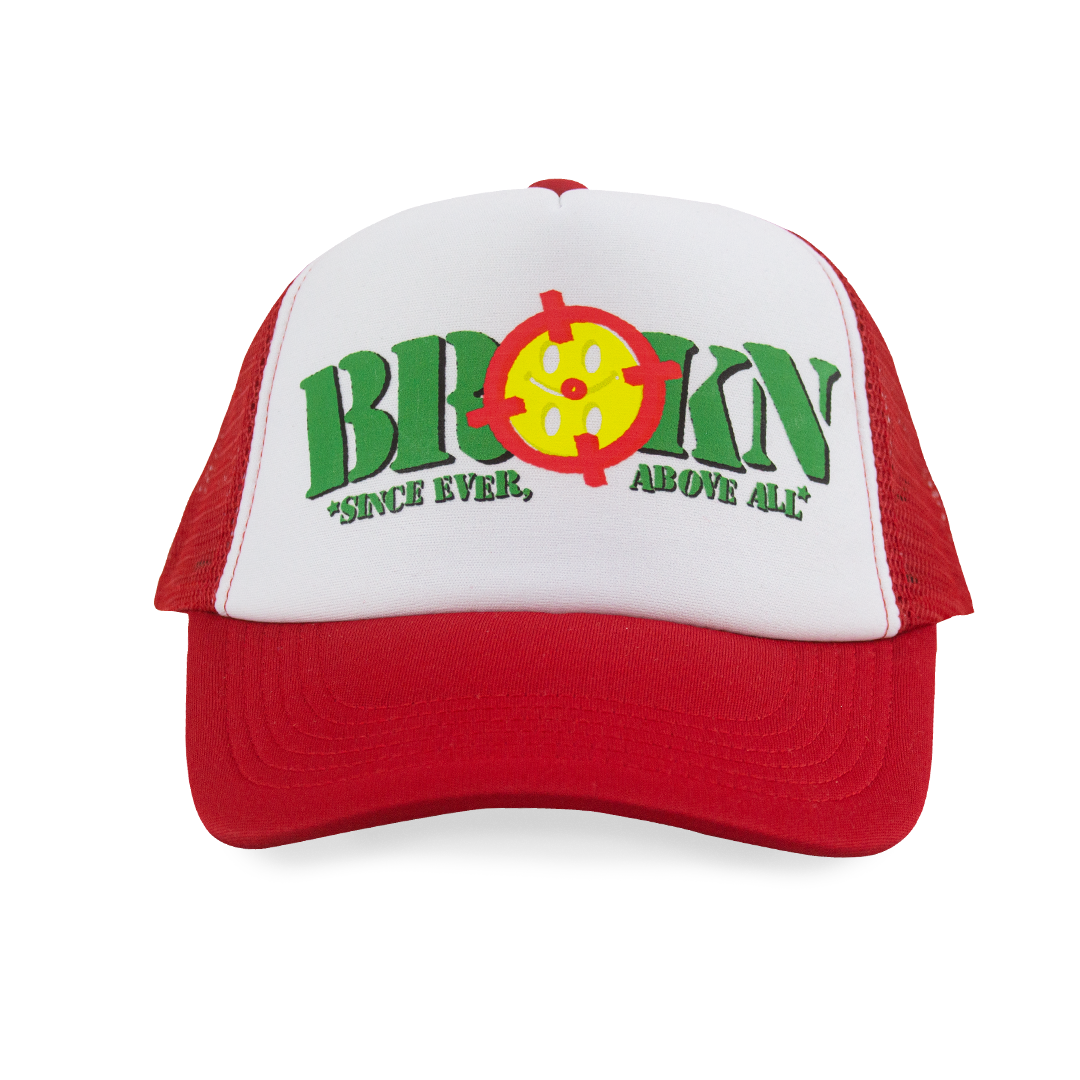 ARMY TRUCKER HAT ROJA